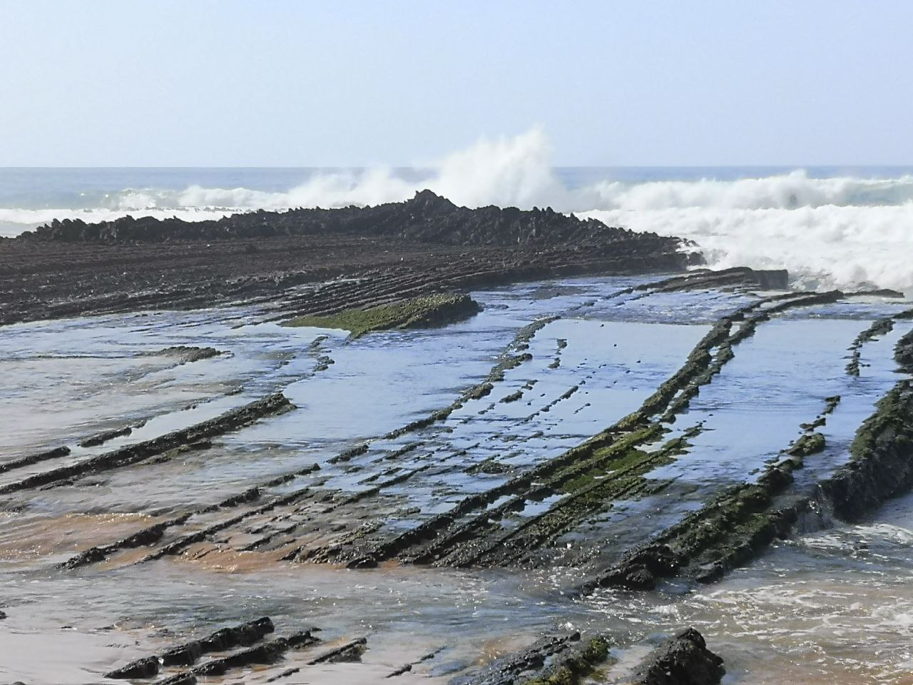 Strand Steinblatten